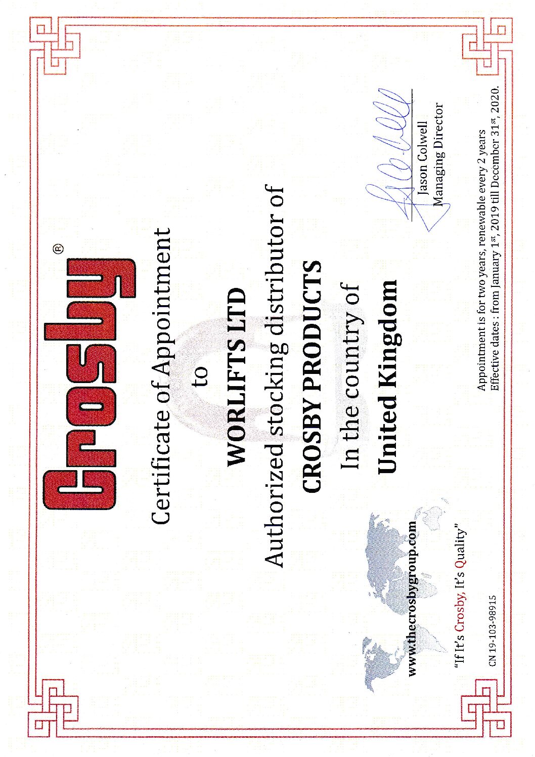 Crosby Certificate Expiry 31 12 20 pdf