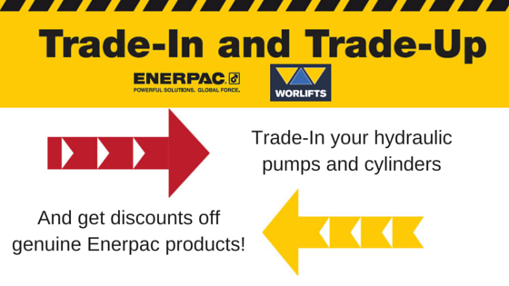 Trade-In your hydraulic pumps and cylinders